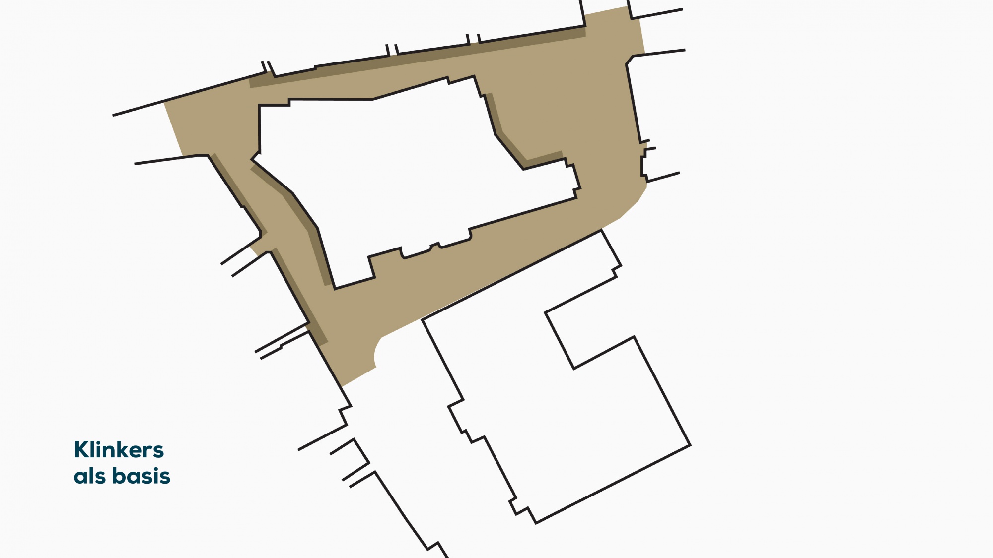 plattegrond 2 klinkers als basis