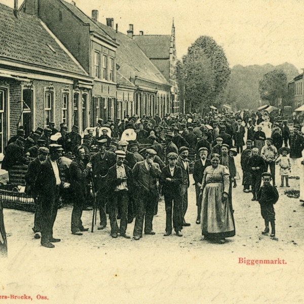 Biggenmarkt rond 1900