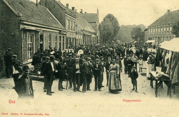 Biggenmarkt rond 1900